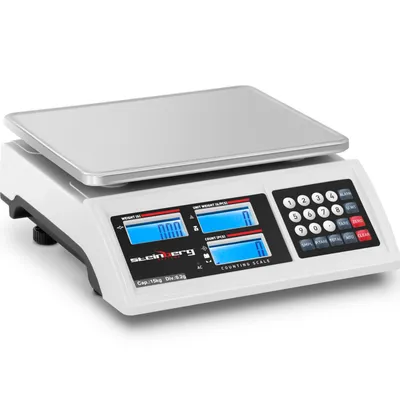 Immagine prodotto di Bilancia contapezzi Expondo Steinberg Systems - 15 kg / 0,2 g - 22,8 x 28 cm - batteria 80 h - 3 LCD