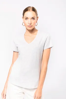 Zdjęcie produktu dla Kariban Damska koszulka z krótkim rękawem V-neck