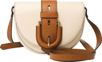 Image de FOSSIL sac à épaule bandoulière Harwell Crossbody Bone écru