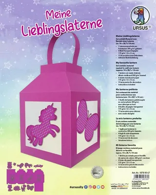 Produktbild von Bastelset Meine Lieblingslaterne Eosin