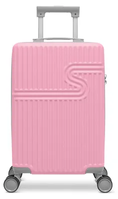 Produktbild von Handgepäck Koffer 55x34x20 cm - Trolley Handgepäckkoffer - Reiskoffer Hartschale - TSA-Zahlenschloss - 28L - Pink Lady