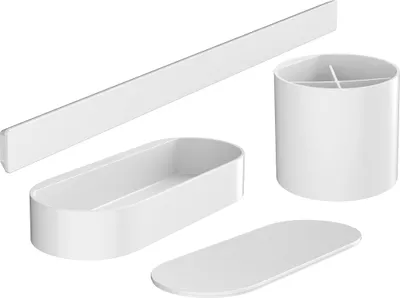 Produktbild von Badezimmerset WallStories mattweiss mattweiss