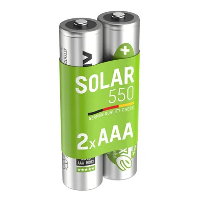 Produktbild von ANSMANN Akku AAA Micro 550 mAh 1,2V NiMH, 2 Stück - wiederaufladbar mit maxE