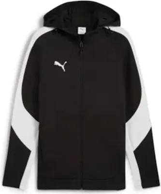 Produktbild von Puma Teamevostripe Kapuzenjacke Herren - Schwarz