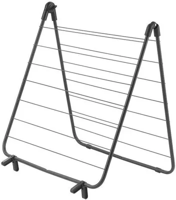 Produktbild von Ibenzoa® Mattschwarzer Badewannen-Wäschetrockner – 7 m Trocknungslänge, 2 stufenlos verstellbare Trocknungsleisten, 51×2×110 cm, flach oder schräg, mit Kunststofffüßen