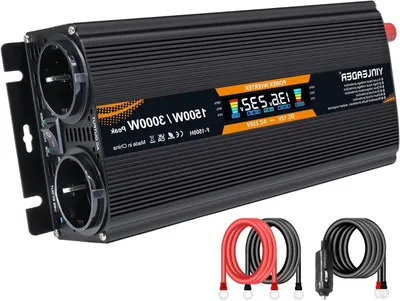 Imagen del producto de Convertidor de voltaje - Convertidor de corriente - Inversor - 1500W de potencia continua
