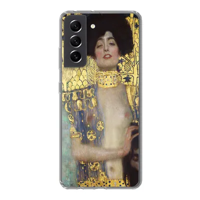 Produktbild von MuchoWow® Handyhülle Schutzhülle Hülle für Samsung Galaxy S21 FE Judith - Gustav Klimt Silikon Softcase Handy Hülle - Mobiltelefonhülle