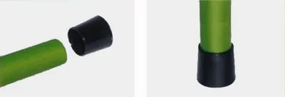 Produktbild von Abschlussstopfen schwarz für 28 mm Rohre