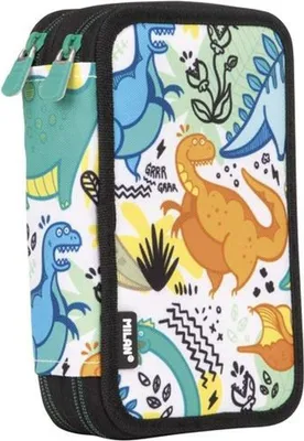 Immagine prodotto di Astuccio doppio Milano dinosauro 19,5 x 13 x 5 cm