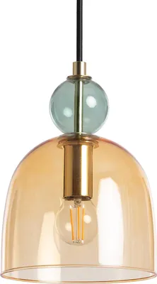 Produktbild von Pendelleuchte aus Metall und Glas Mono-Baudelaire Bernstein
