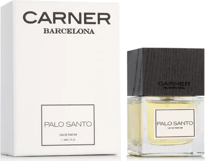A product shot of a perfume bottle and its packaging.