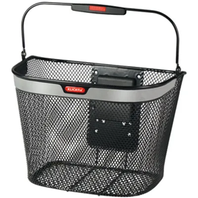 Produktbild von KLICKfix Uni Reflect, Vorderseite, Fahrradkorb, Schwarz, 16 l, 7 kg, 260 mm