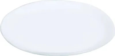 Zdjęcie produktu dla Pomax Porcelino, biały talerz deserowy z porcelany, wymiary: 23 cm długości x 19 cm szerokości; kształt owalny