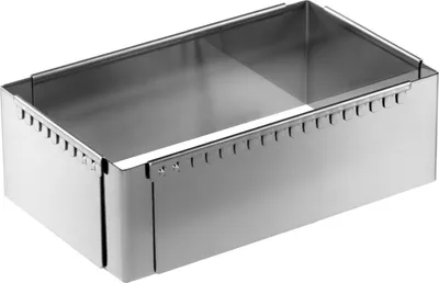 Produktbild von de Buyer 3013.21, Kuchenform, Rechteckig, Edelstahl, Edelstahl, 115 mm, 215 mm