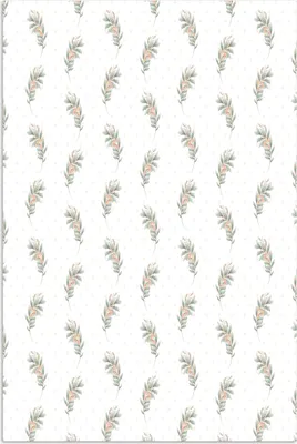 Produktbild von MuchoWow® Poster Blumen - Blätter - Muster 60x90 cm - Wanddekoration