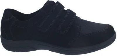 Produktbild von Waldläufer Ken Halbschuh, Denver (Nubukleder) / Stretch, schwarz, Extraweite K 633K30-200-001 43