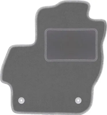 Obrázok produktu pre Rohožka pre vodiča z velúru v grafitovej farbe, vhodná pre Mazda 3 II BL (2008-2013, hatchback, sedan) – s upevnením – presne na mieru