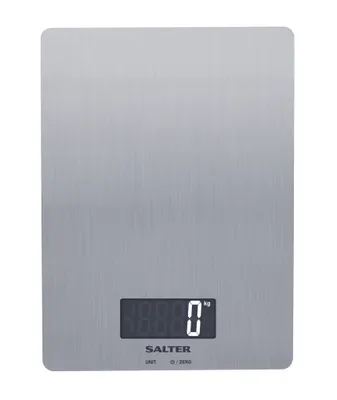 Obrázek produktu pro Salter 1103 SSDR, Elektronická kuchyňská váha, 5 kg, 1 g, Ocel, Pracovní deska, Čtverec