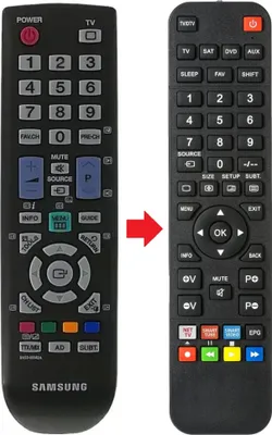 Produktbild von Fernbedienung passend für SAMSUNG BN5900942A | LE19B350 | LE19B450