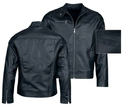 Produktbild von Star Trek Kunstlederjacke Herren Star Trek schwarz XXL