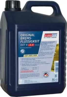 Produktbild von EUROLUB Bremsflüssigkeit Bremsöl + BRAKE FLUID 5Liter