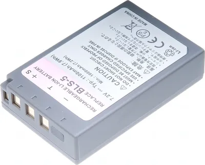 Produktbild von T6 Power Akku für Olympus E-PL1s, Li-Ion, 7,2 V, 1100 mAh (7,9 Wh), grau