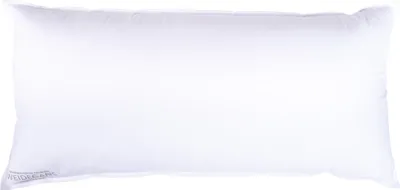 A white pillow is shown against a white background.