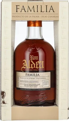 Produktbild von Ron Aldea FAMILIA Edición Limitada Añada 2007 43% Vol. 0,7l in Geschenkbox