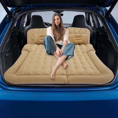 Produktbild von Auto Matratze SUV - Aufblasbare Luftmatratze - Campingbett fürs Auto - Rückbank Matratze - Reisematratze fürs Auto