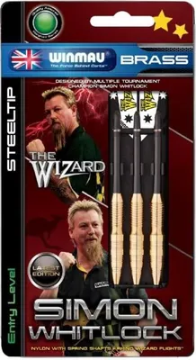 Image de Winmau Simon Whitlock Laiton Acier 22g (lot de 3, 1221.22)