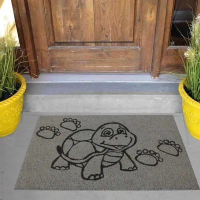 Image de Paillasson coco - 50x75cm tortue