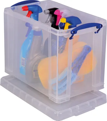 Produktbild von Really Useful Boxes UB19LC, Transparent, 19 l, 315 x 205 x 270 mm, 395 x 255 x 290 mm, 1 Stück(e)