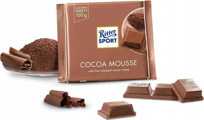 Zdjęcie produktu dla Ritter SPORT 5211779002 Ritter SPORT Kakao-Mousse Schokolade 100,0 g