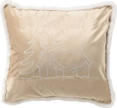 Produktbild von Textino Dekokissen Alpes 45x45 cm Weiß