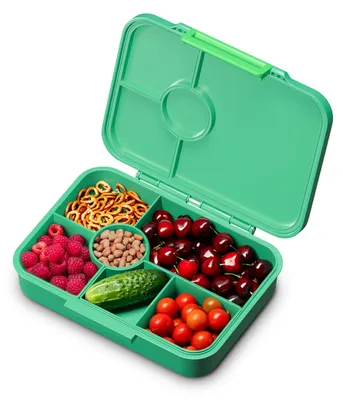 Obrázok produktu pre Schmatzfatz Lite obedár pre deti – ľahký bento box so 4-6 priehradkami, tritan bez BPA, nepriepustný a vhodný do umývačky riadu, do školy, škôlky a na výlety