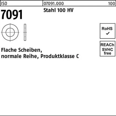 Produktbild von Reyher  Scheiben ISO 7091 Stahl 30 (100 Stück)
