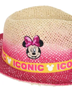 Produktbild von Minnie Mouse Sommer-Hut Stroh-Hut Strand-Hut , Größe:52