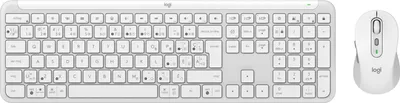 Produktbild von LOGITECH Signature Slim Combo MK950 Keyboard and mouse set wireless Bluetooth 5.1 LE QWERTY off-white (PAN)