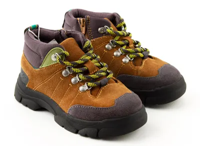 Produktbild von Zara Kids Kinder-Trapperschuhe braun aus Leder 26