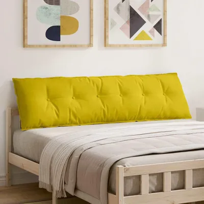 Produktbild von "Schlussverkauf" Rückenkissen/Stuhlkissen - Nur für Innenbereich - Gelb 180x50 cm Cordstoff  C8518