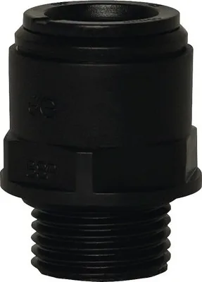 Produktbild von Einschraubverbinder PA12-Rohr 15 mm Außendurchmesser mit Parallelgewinde und O-Ring-Dichtung