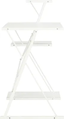 Obrázok produktu pre vidaXL Písací stôl s policou biely 116 × 50 × 93 cm