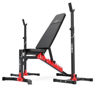 Obrázek produktu pro Marbo Sport Set MH19| nastavitelná posilovací lavice MH-L115 + výškově nastavitelný posilovací stojan MH-S201 x2