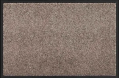 Productafbeelding van vidaXL deurmat, beige, 60 x 40 x 1,2 cm, van teddystof