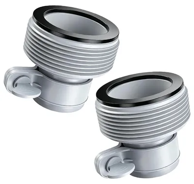 Zdjęcie produktu dla Adapter do węża basenowego, 2 sztuki, 1,5 cala (32 mm na 38 mm), wykonane z tworzywa sztucznego (PC)
