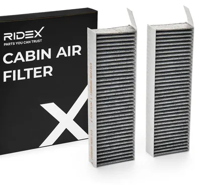 Produktbild von RIDEX 424I0186 Innenraumfilter Pollenfilter für CITROËN BERLINGO (B9) Aktivkohle
