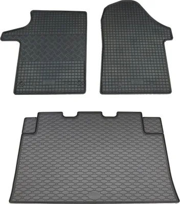 Produktbild von Rigum Gummi Fußmatten + Kofferraumwanne im Set für Mercedes Vito W447 XL