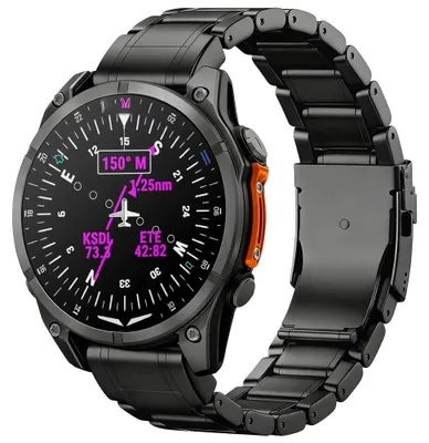 Produktbild von Titanarmband 26 mm – Schnellverschluss für Garmin Fenix 8