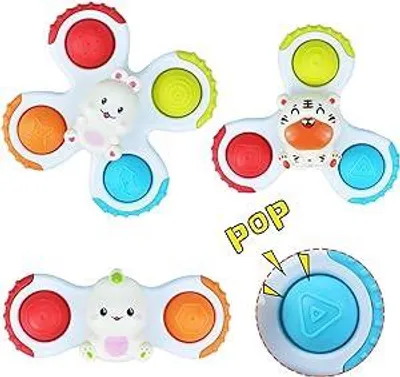 Zdjęcie produktu dla Fidget spinner z przyssawką sensoryczna dla dzieci