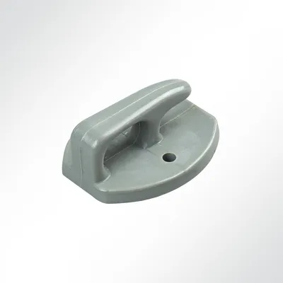 Produktbild von Lysel® Kombi-Nylonhaken groß mit Ring, (BxL) 47x55mm in grau (10 Stück)